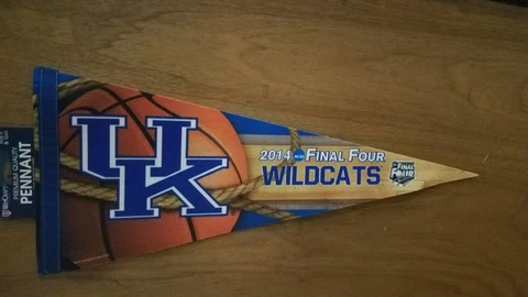 2014 Final Four 12x30 Premium Pennant Kentucky Wildcats Cover