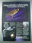 1981 Canon A-1 Camera Ad - Hexa-Photo-Cybernetic