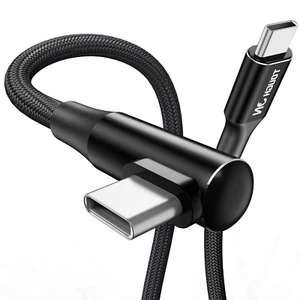 Tough On USB C to USB C Fast Charger Cable 100W Right Angle Type C Cable 1m/2m - Picture 1 of 11