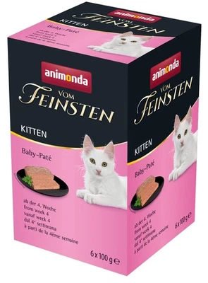 Kitten Katzenfutter nass mit Baby-Paté 6 x 100 g Kitten getreidefreies Katzen... - Bild 1 von 2