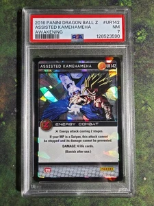 Assisted Kamehameha UR142 PSA 7 2016 Panini Dragon Ball Z Awakening Gohan - Picture 1 of 1