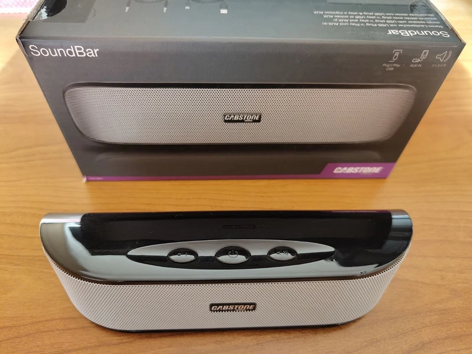 Cabstone mobile Stereo Soundbar - USB, 3,5mm Klinke - Bild 1 von 4