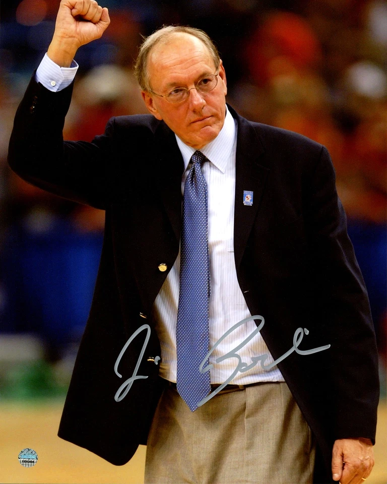 Jim Boeheim Autographed Signed 8x10 Photo Syracuse Orange Steiner - Image 1 of 1