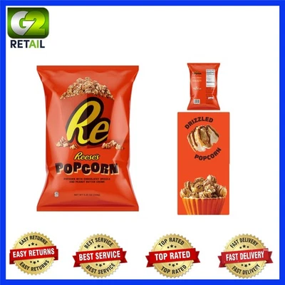 Palomitas de maíz dulces saladas de 5,25 oz - Irresistible chorrito de chocolate y mantequilla de maní Foto 1 de 4