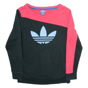 ADIDAS Womens Sweatshirt Black Cashmere UK 14 - Picture 1 of 6