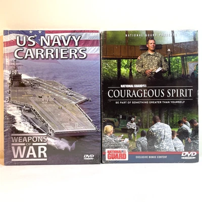 US NAVY CARRIERS: WEAPONS OF WAR / COURAGEOUS SPIRIT (DVD) Military Documentary - Image 1 of 4