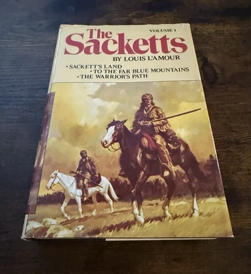 The Sacketts by Louis L'Amour Complete Set Volumes 1-5 Hardcover Lot Settlers - Image 1 of 4