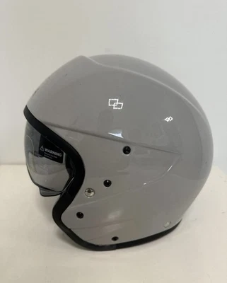 Helm Airoh J110 Jet Version Cement Grey Gloss Größe M Grau 57/58 - Bild 1 von 4