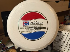 Wham-o Frisbee 1975 Rosenschale 141g 50 Schimmel WM Pasadena Pepsi - Bild 1 von 11