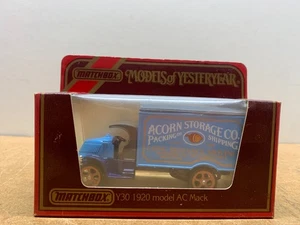 MATCHBOX MODELS OF YESTERYEAR MODEL AC MACK 1920 Y30 1/38 EN BOITE BM L4 - Picture 1 of 6