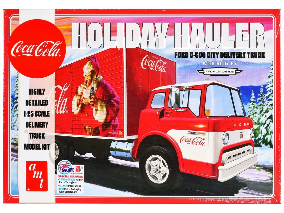 AMT 1/25 Ford C-600 City Delivery Truck Coca-Cola Model Kit AMT1459