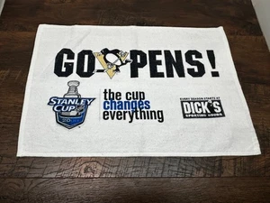 Pittsburgh Penguins Rally Towel Go Pens! 2008 Stanley Cup Dick's SGA - Picture 1 of 2