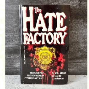 The Hate Factory Stone 1st Dell True Crime New Mexico Prison Riot Vintage 1982 - Bild 1 von 5