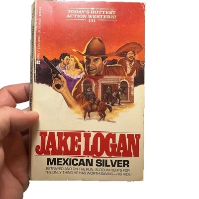 Mexican Silver Slocum #131 – Jake Logan 1988 Vintage Western Paperback - Imagem 1 de 4