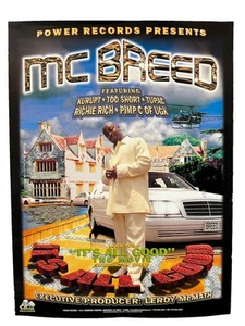 Vintage MC Breed "It's All Good" Rap Poster - Picture 1 of 1