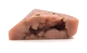 Pink Amethyst Quartz on Matrix Botryoidal Agate Geode UV Chalcedony - Picture 1 of 9