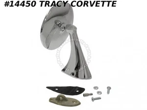 Espejo retrovisor exterior Corvette GM 3724311 1953-1962 guía Y50 con kit de montaje izquierdo - Imagen 1 de 2