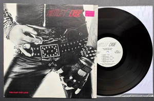 MOTLEY CRUE Too Fast For Love LEATHUR Records 2nd Press © 1981 U.S. LP W/INSERT - Photo 1/23