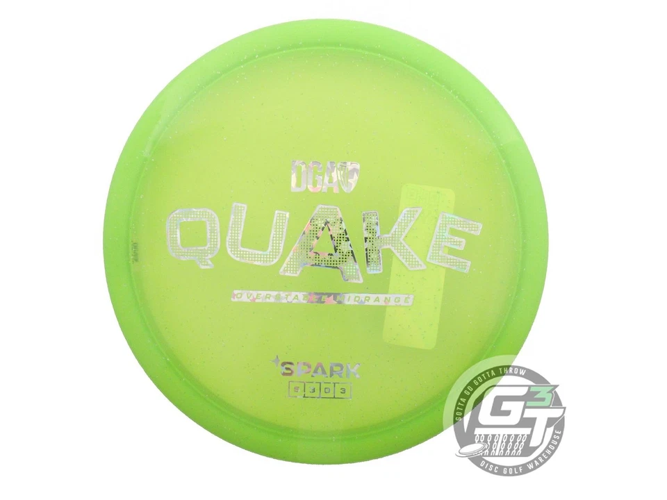 NEW DGA Spark Quake 176g Lime Holo Star Foil Midrange Golf Disc - Image 1 of 1