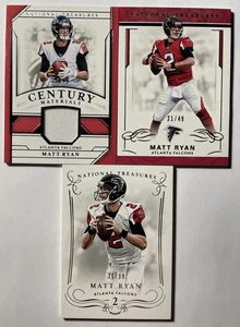 National Treasures Matt Ryan Century Materials 2018/99 + 2016 NT/49 + 2014/99 - Imagen 1 de 2