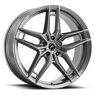 Глянцевое металлическое колесо 18x8 Platinum 464GN Lotus 5x100 (35 мм) - Изображение 1 из 4