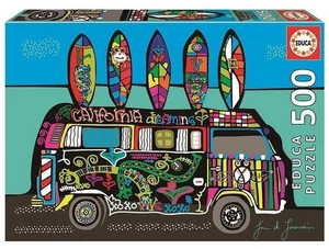 NUEVO Rompecabezas Educa 500 Piezas 10+ Edades California Dreaming - Imagen 1 de 2