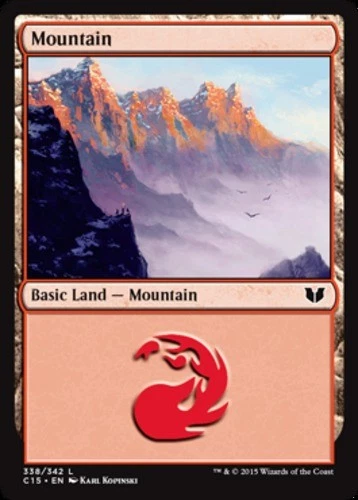 Mountain (338) - Commander 2015 #338/342 MTG Magic The Gathering - Image 1 of 1