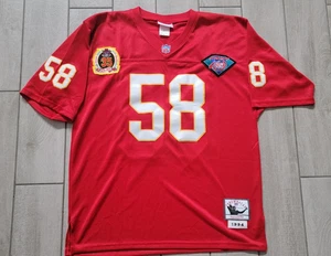 Camiseta de los Kansas City Chiefs para hombre talla 48 Mitchell & Ness años 90 D. Derrick Thomas #58 - Imagen 1 de 17
