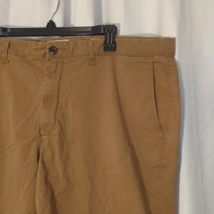 Pantalones Cortos Goodfellow & Co Linden Tech Para Hombre Entrepierna 8" Marrón Frente Plano Talla 42 - Imagen 1 de 8