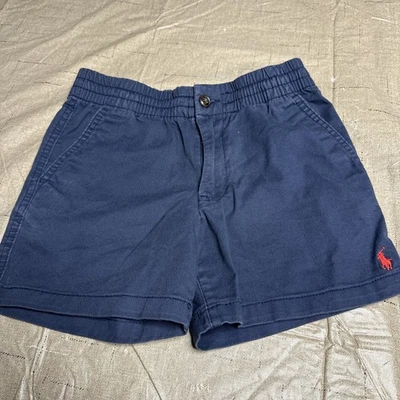 Polo Ralph Lauren Shorts Navy Boys Small (8) Red Pony Casual Preppy - Image 1 of 4