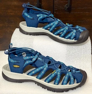 Keen Women’s Whisper Water Sandals Size 11 Poseidon/Blue Danube Colorway - Picture 1 of 5