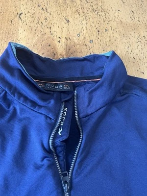 KJUS 1/2 Zip Pullover Shirt Mens L Navy Murray Golf Lightweight Casual Stretch - Image 1 of 4
