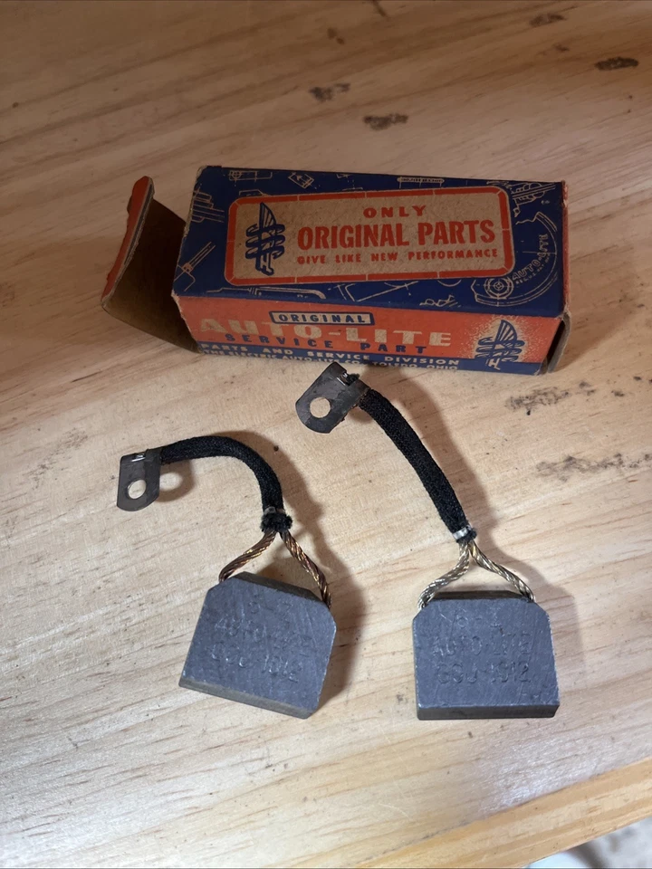 Juego de cepillos generador Nos Autolite GGJ-1012s Mopar Dodge Plymouth Desoto Chrysler Foto 1 de 1