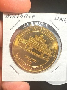 1991 Winthrop WA So Called Dollar Commemorative Medal - Bild 1 von 2