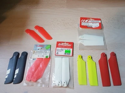 Konvolut Heckrotorblätter Graupner, Robbe u.a. Hobbyauflösung  - Bild 1 von 2