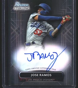Jose Ramos 2022 Bowman Sterling Auto Autograph Los Angeles Dodgers - Bild 1 von 2