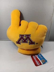 Minnesota Gophers Fan Hand Plush Soft Glove Team Spirit Toy Factory With Tag - Picture 1 of 7