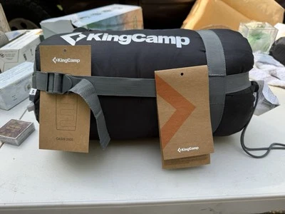 Saco de dormir KingCamp Oasis 250S cinza médio - Imagem 1 de 4
