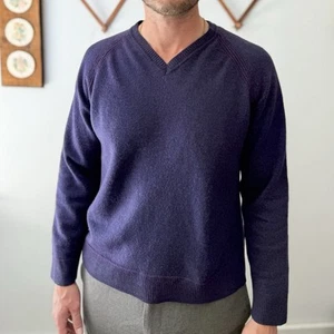 Robert Graham Wool V-Neck Sweater Mens Small - Picture 1 of 10