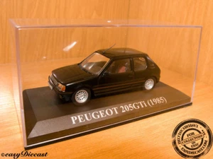 PEUGEOT 205 GTi BLACK 1985 1:43 WITH BOX!! MINT!!! - Picture 1 of 1