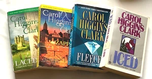 Carol Higgins Clark: Iced, Fleeced, Zapped, Laced Lot of 4 - Imagen 1 de 5