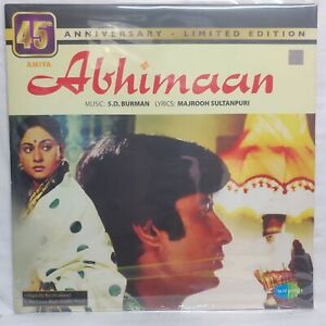 Abhimaan LP Vinyl Record S D Burman Bollywood Amitabh Hindi Film Indian Mint