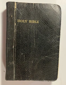 Vintage Holy Bible Black Soft Cover Revised Standard Version Collins Press - Picture 1 of 13