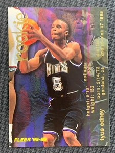 1995-96 Fleer Sacramento Kings Basketball Card #290 Tyus Edney Rookie - Foto 1 di 2