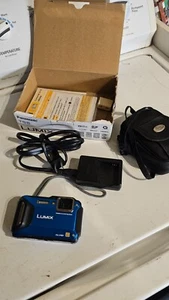 Panasonic Lumix Adventure DMC-TS6 16.1 Megapixel Waterproof Digital Camera Blue - Picture 1 of 5