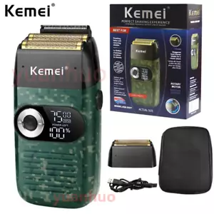 Men's USB Electric Shaver Trimmer Wet & Dry Razor Rechargeable Shaving Machine - Picture 1 of 10