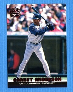 2000 Pacific Ruby #1 Garret Anderson Angels