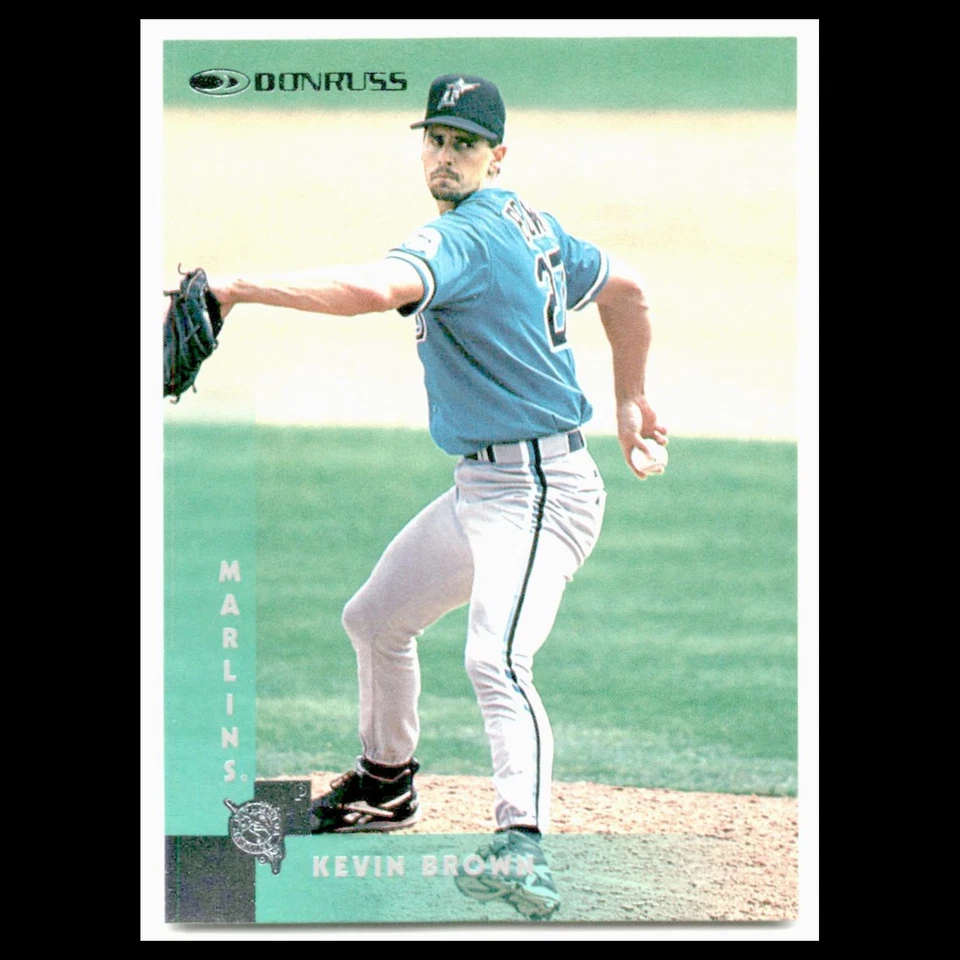 Kevin Brown #81 1997 Donruss Florida Marlins Baseball Card MLB NM - Image 1 of 3