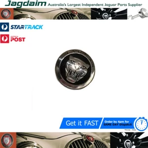 New Jaguar XF XJ XE F-Type Wheel Badge Black C2D47107/BLACK - Picture 1 of 1