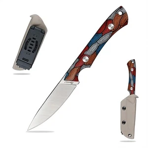Knives DC53 Steel Tactical Fixed Blade Knife with kydex sheath for Men EDC Ou... - Picture 1 of 9